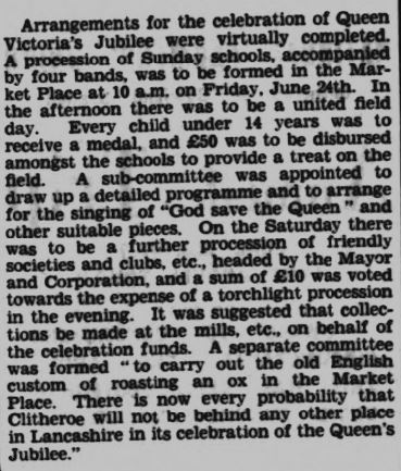 1887-05-18 Preston Guardian  Victoria's Jubilee